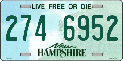 NH license plate 2746952