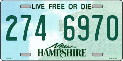 NH license plate 2746970