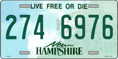 NH license plate 2746976