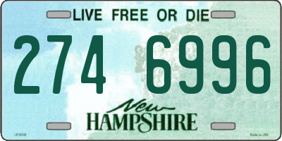 NH license plate 2746996