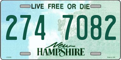 NH license plate 2747082