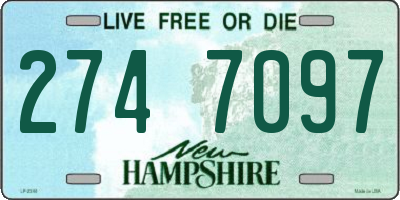 NH license plate 2747097