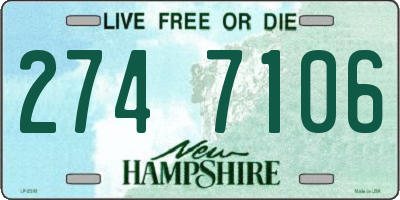 NH license plate 2747106