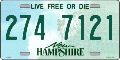 NH license plate 2747121