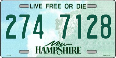 NH license plate 2747128