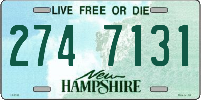 NH license plate 2747131