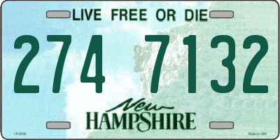 NH license plate 2747132