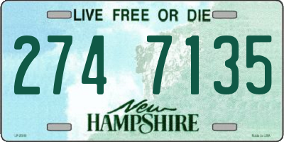 NH license plate 2747135