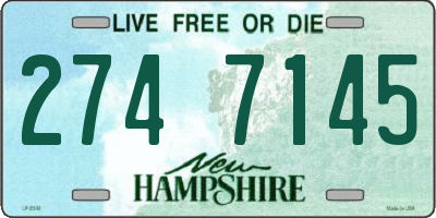 NH license plate 2747145