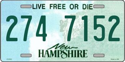 NH license plate 2747152