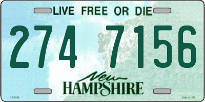 NH license plate 2747156