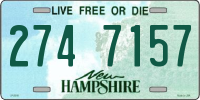 NH license plate 2747157