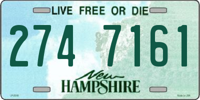 NH license plate 2747161