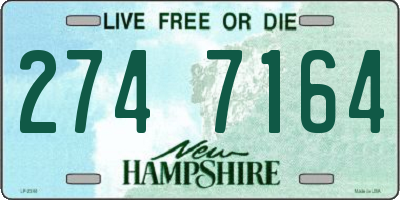 NH license plate 2747164