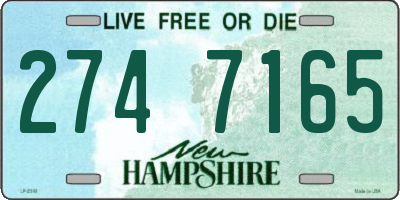NH license plate 2747165