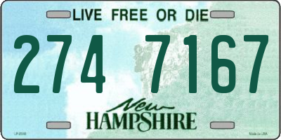 NH license plate 2747167