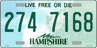 NH license plate 2747168