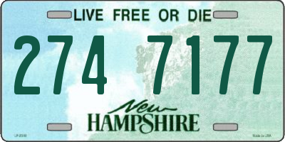 NH license plate 2747177