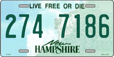 NH license plate 2747186
