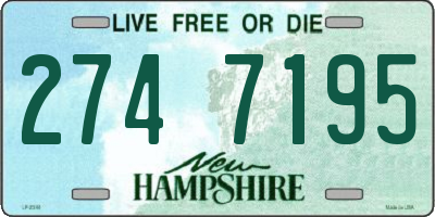 NH license plate 2747195