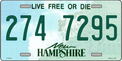 NH license plate 2747295