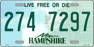 NH license plate 2747297