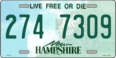 NH license plate 2747309