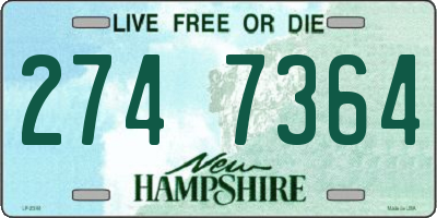 NH license plate 2747364