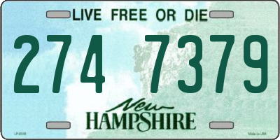 NH license plate 2747379