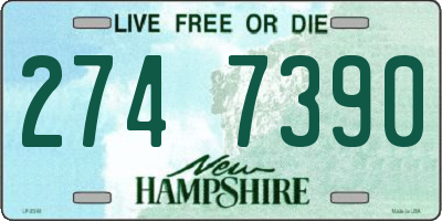 NH license plate 2747390