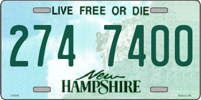 NH license plate 2747400