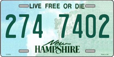 NH license plate 2747402