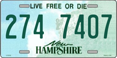 NH license plate 2747407