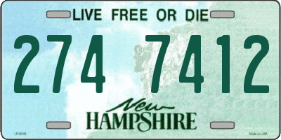 NH license plate 2747412