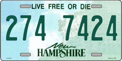 NH license plate 2747424
