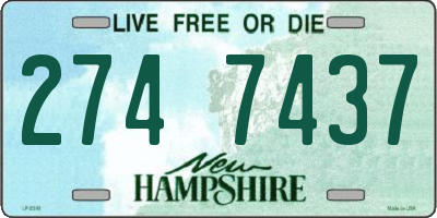 NH license plate 2747437