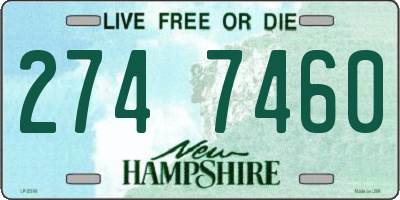 NH license plate 2747460