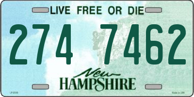 NH license plate 2747462