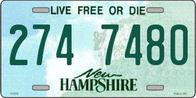 NH license plate 2747480