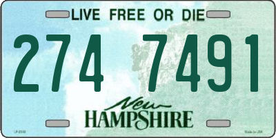 NH license plate 2747491