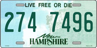 NH license plate 2747496