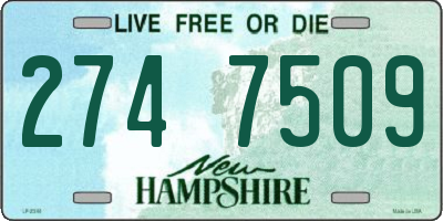 NH license plate 2747509