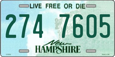 NH license plate 2747605