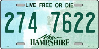 NH license plate 2747622
