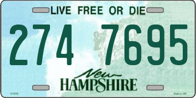 NH license plate 2747695