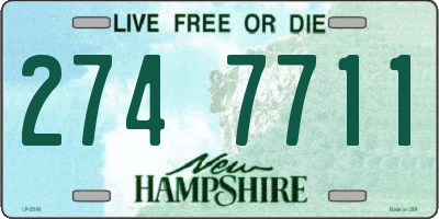 NH license plate 2747711