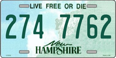 NH license plate 2747762