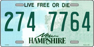 NH license plate 2747764