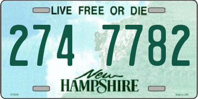 NH license plate 2747782