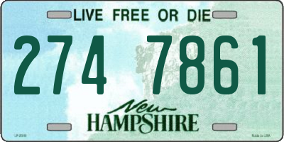 NH license plate 2747861